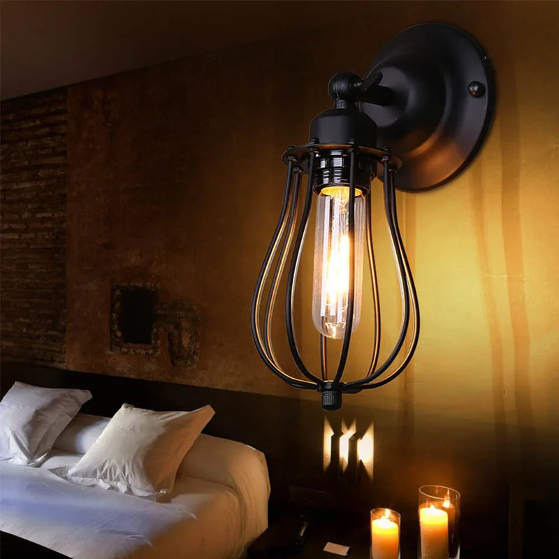 Lampe de chevet Murale Vintage Industrielle