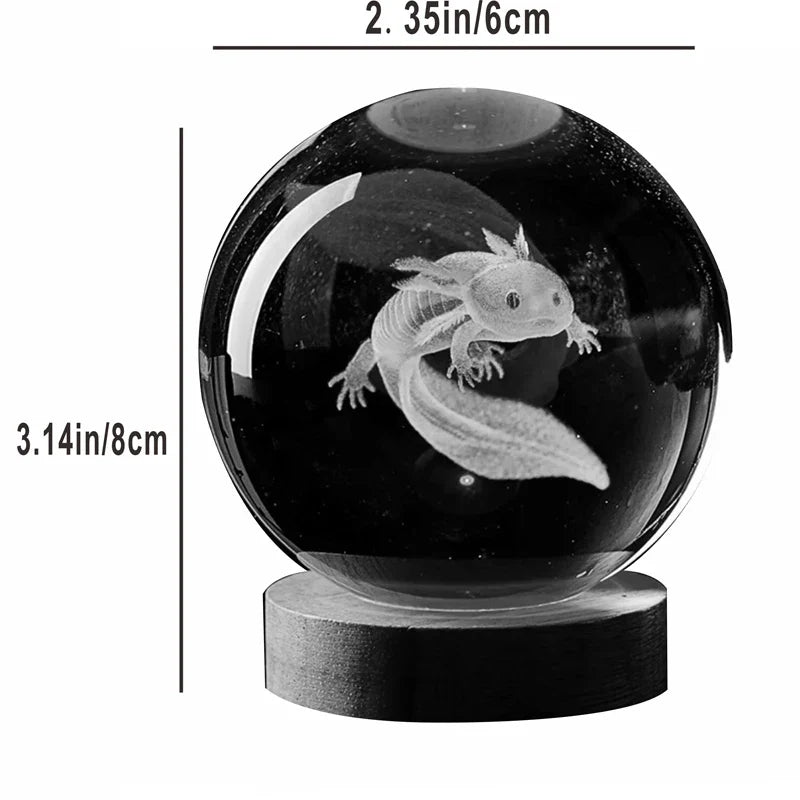 Lampe de chevet Sphère Axolotl - Lampes de chevets