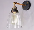 Lampe de chevet Murale Vintage en Verre